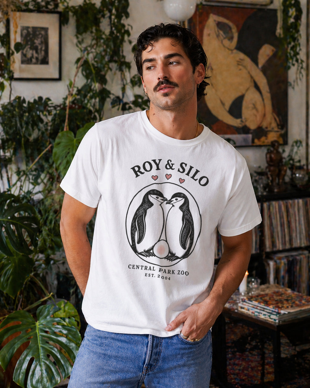 Roy & Silo A Love Story T-shirt